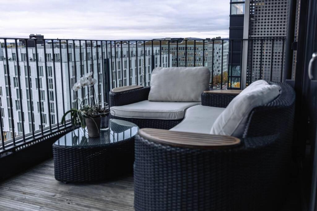 Modern 3Bed Room Sea View Apartment @ Oslo Barcode Eksteriør billede